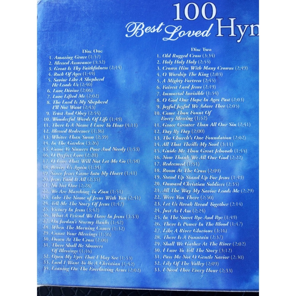 100 Best Loved Hymns 3 Disc Set CD By Various Artists - Very Good - Picture 3 of 13